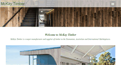 Desktop Screenshot of mckaytimber.com.au